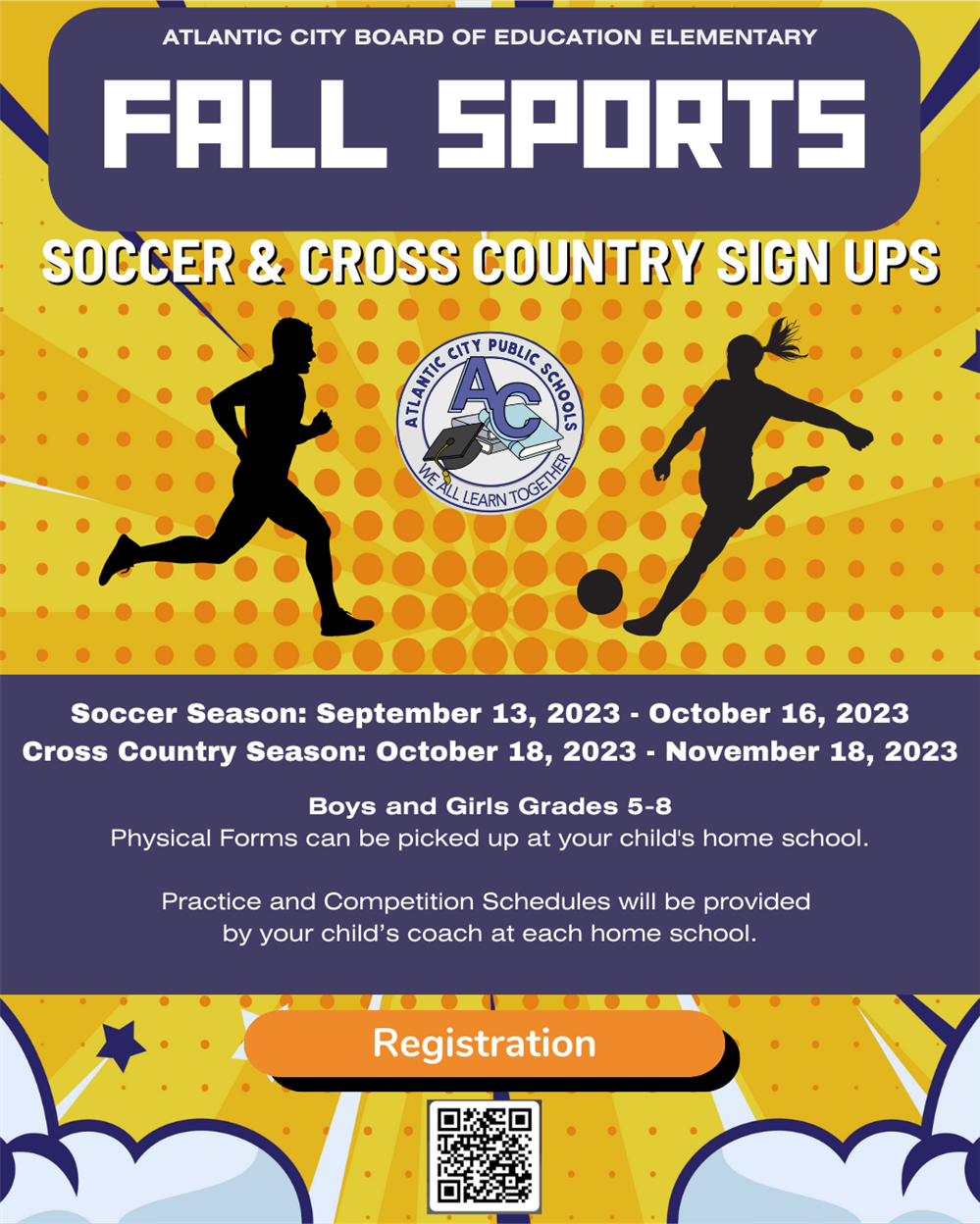  Flyer with Elementary Fall Sports Sign-Ups